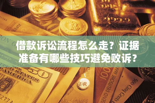 济南借款诉讼流程怎么走？证据准备有哪些技巧避免败诉？
