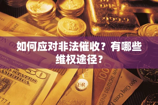 济南如何应对非法催收？有哪些维权途径？