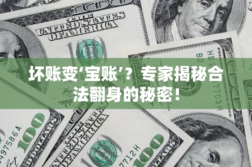 济南坏账变‘宝账’？专家揭秘合法翻身的秘密！