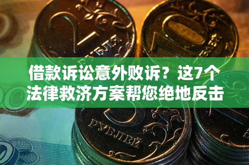 济南借款诉讼意外败诉？这7个法律救济方案帮您绝地反击！