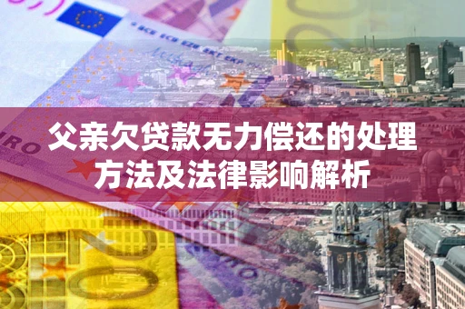济南父亲欠贷款无力偿还的处理方法及法律影响解析