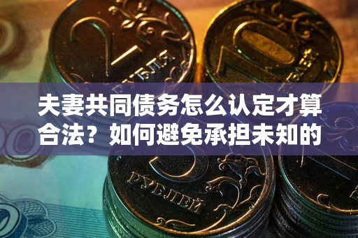 济南夫妻共同债务怎么认定才算合法？如何避免承担未知的债务风险？