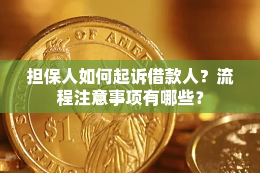 济南担保人如何起诉借款人？流程注意事项有哪些？